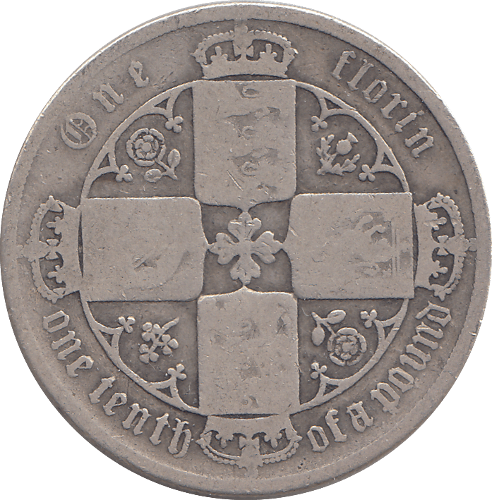 1886 FLORIN ( FAIR ) - FLORIN - Cambridgeshire Coins