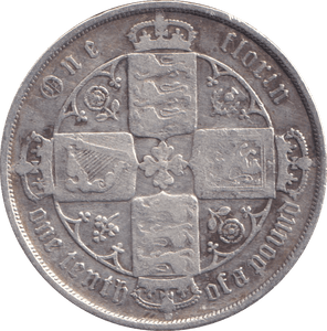 1886 FLORIN ( FINE ) - FLORIN - Cambridgeshire Coins