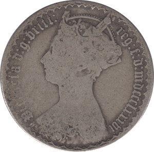 1886 FLORIN ( FINE ) - FLORIN - Cambridgeshire Coins