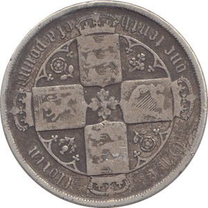 1886 FLORIN ( FINE ) - FLORIN - Cambridgeshire Coins