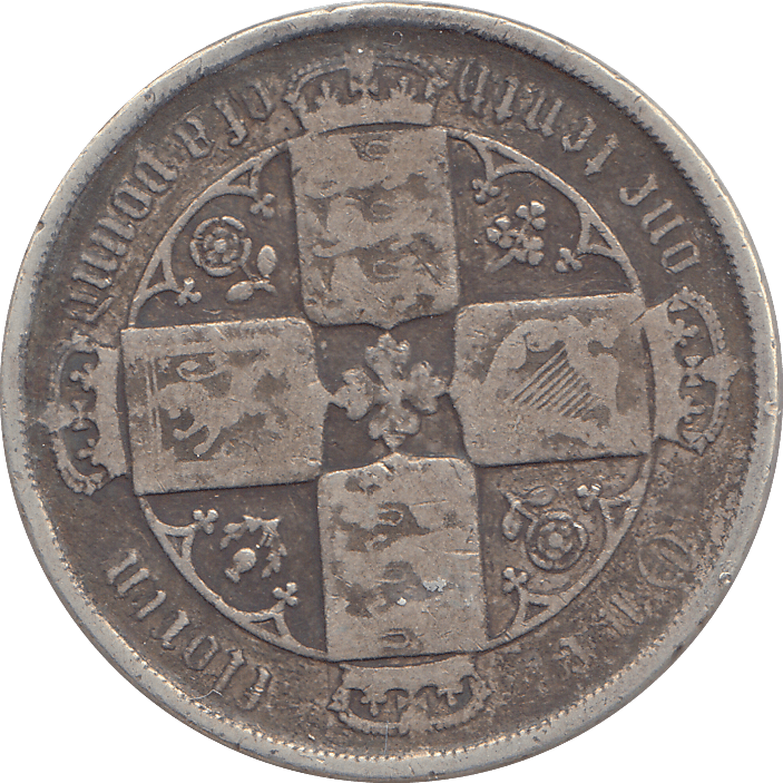 1886 FLORIN ( FINE ) - FLORIN - Cambridgeshire Coins