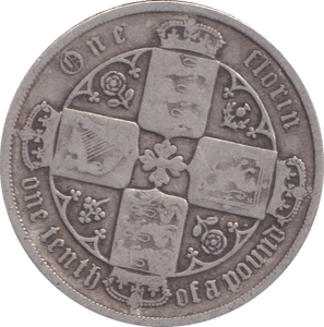 1886 FLORIN ( NF ) - FLORIN - Cambridgeshire Coins