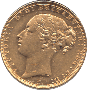 1886 GOLD SOVEREIGN ( AUNC ) MELBOURNE MINT - Sovereign - Cambridgeshire Coins