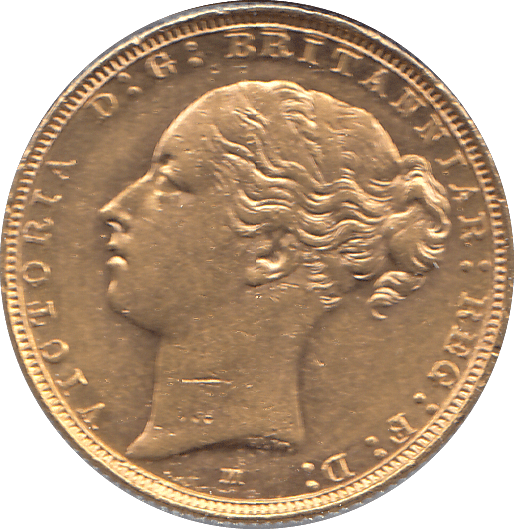 1886 GOLD SOVEREIGN ( AUNC ) MELBOURNE MINT - Sovereign - Cambridgeshire Coins