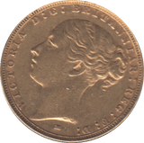 1886 GOLD SOVEREIGN ( GVF ) MELBOURNE MINT (2) - SOVEREIGN - Cambridgeshire Coins