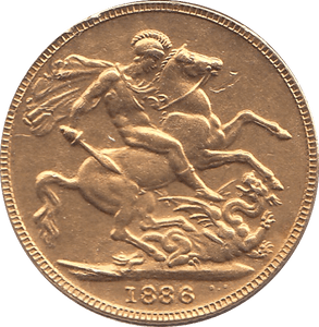 1886 GOLD SOVEREIGN ( GVF ) MELBOURNE MINT - SOVEREIGN - Cambridgeshire Coins