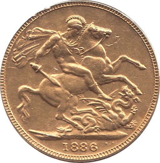1886 GOLD SOVEREIGN ( GVF ) MELBOURNE MINT - SOVEREIGN - Cambridgeshire Coins