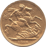 1886 GOLD SOVEREIGN ( GVF ) MELBOURNE MINT - SOVEREIGN - Cambridgeshire Coins