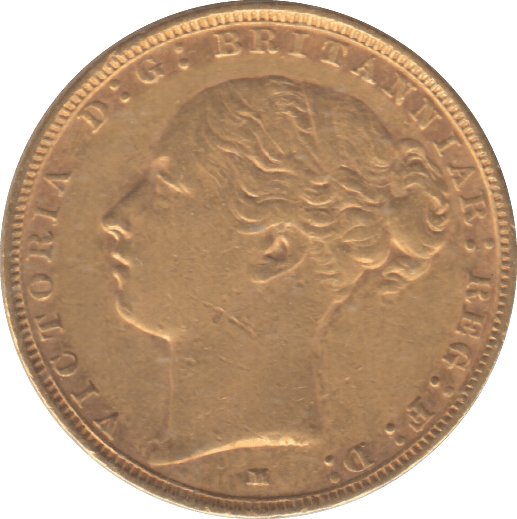 1886 GOLD SOVEREIGN MELBOURNE MINT ( GVF ) - SOVEREIGN - Cambridgeshire Coins