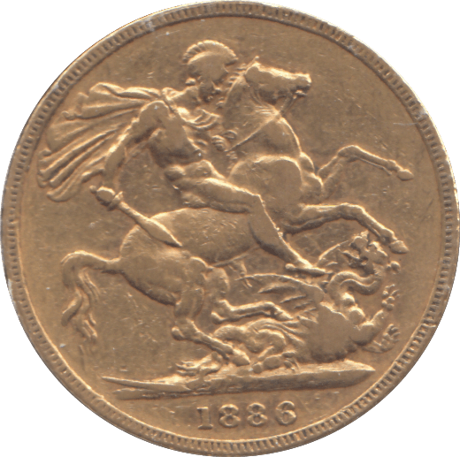 1886 GOLD SOVEREIGN ( VF ) MELBOURNE MINT - SOVEREIGN - Cambridgeshire Coins