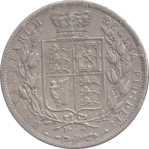 1886 HALFCROWN ( EF ) - HALFCROWN - Cambridgeshire Coins