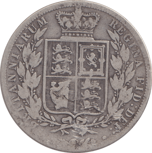 1886 HALFCROWN ( FAIR ) C - HALFCROWN - Cambridgeshire Coins
