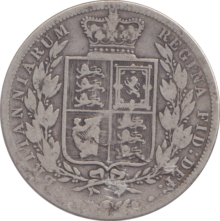 1886 HALFCROWN ( FAIR ) C - HALFCROWN - Cambridgeshire Coins