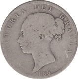 1886 HALFCROWN ( FAIR ) C - HALFCROWN - Cambridgeshire Coins