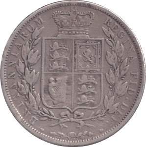 1886 HALFCROWN ( FINE ) - HALFCROWN - Cambridgeshire Coins