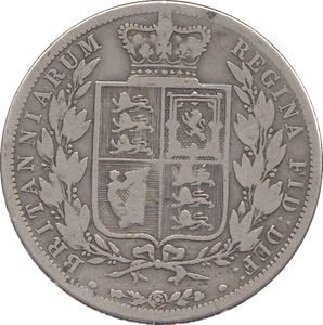1886 HALFCROWN ( FINE ) - HALFCROWN - Cambridgeshire Coins