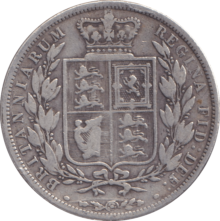 1886 HALFCROWN ( FINE ) - HALFCROWN - Cambridgeshire Coins