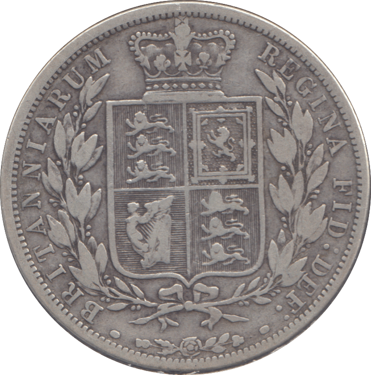 1886 HALFCROWN ( GF ) - HALFCROWN - Cambridgeshire Coins