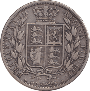 1886 HALFCROWN ( GF ) - WORLD COINS - Cambridgeshire Coins