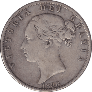 1886 HALFCROWN ( GF ) - WORLD COINS - Cambridgeshire Coins