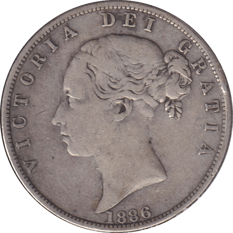 1886 HALFCROWN ( GF ) - WORLD COINS - Cambridgeshire Coins