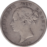 1886 HALFCROWN ( GF ) - WORLD COINS - Cambridgeshire Coins