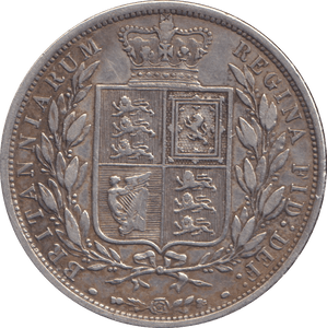 1886 HALFCROWN ( GVF ) - HALFCROWN - Cambridgeshire Coins