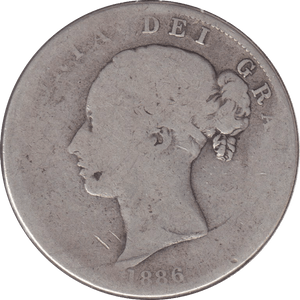 1886 HALFCROWN ( NF ) - HALFCROWN - Cambridgeshire Coins