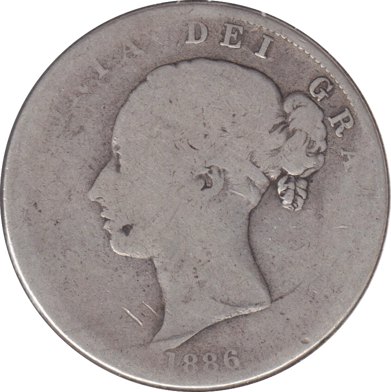 1886 HALFCROWN ( NF ) - HALFCROWN - Cambridgeshire Coins