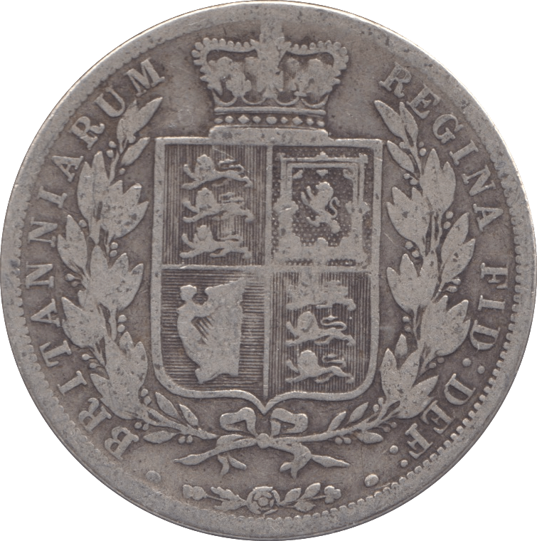 1886 HALFCROWN ( NF ) - HALFCROWN - Cambridgeshire Coins