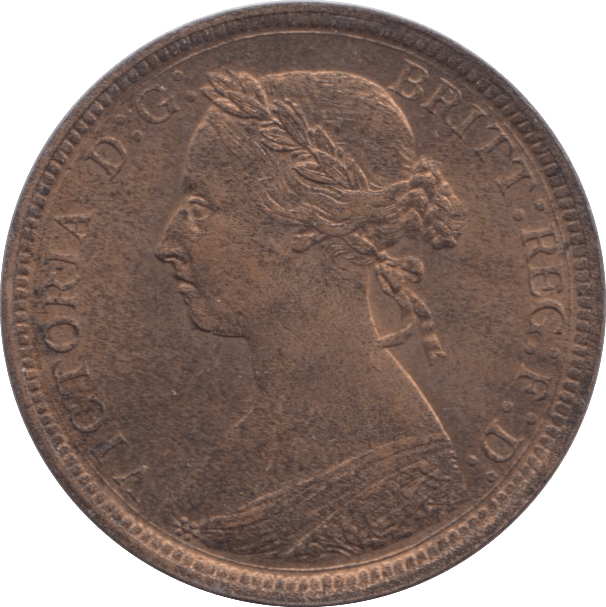 1886 HALFPENNY ( AUNC ) - Halfpenny - Cambridgeshire Coins