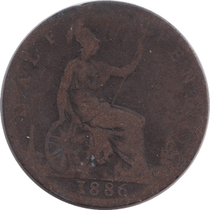 1886 HALFPENNY ( FAIR ) - HALFPENNY - Cambridgeshire Coins