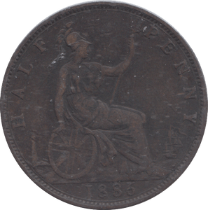 1886 HALFPENNY ( GF ) - HALFPENNY - Cambridgeshire Coins