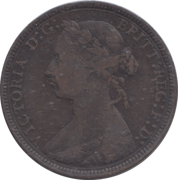 1886 HALFPENNY ( GF ) - HALFPENNY - Cambridgeshire Coins