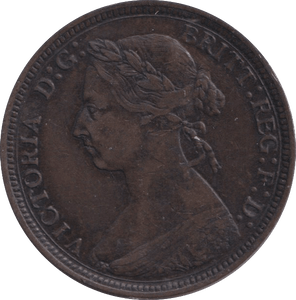 1886 HALFPENNY ( GVF ) - HALFPENNY - Cambridgeshire Coins