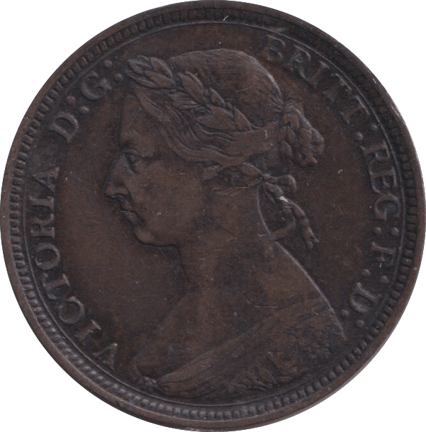 1886 HALFPENNY ( GVF ) - HALFPENNY - Cambridgeshire Coins