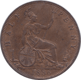 1886 HALFPENNY ( UNC ) - HALFPENNY - Cambridgeshire Coins
