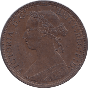 1886 HALFPENNY ( UNC ) - HALFPENNY - Cambridgeshire Coins