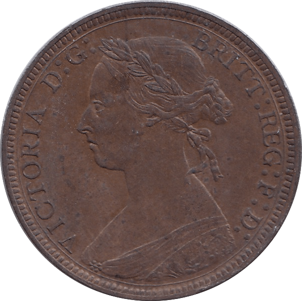 1886 HALFPENNY ( UNC ) - HALFPENNY - Cambridgeshire Coins