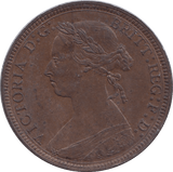 1886 HALFPENNY ( UNC ) - HALFPENNY - Cambridgeshire Coins