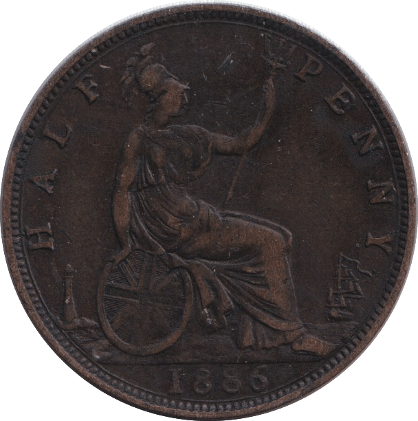 1886 HALFPENNY ( VF ) - HALFPENNY - Cambridgeshire Coins