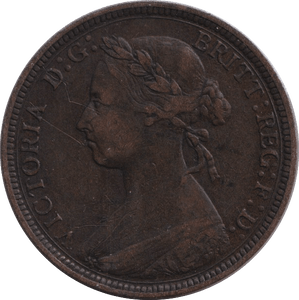 1886 HALFPENNY ( VF ) - HALFPENNY - Cambridgeshire Coins