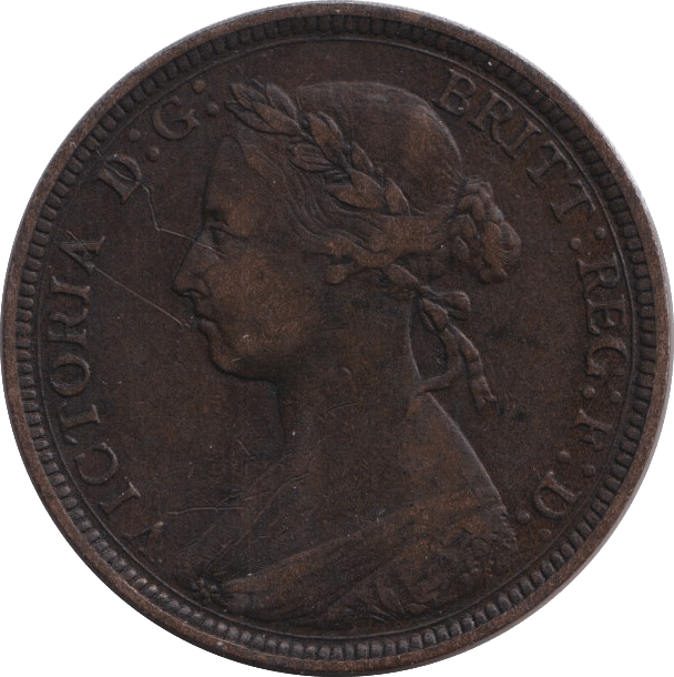 1886 HALFPENNY ( VF ) - HALFPENNY - Cambridgeshire Coins