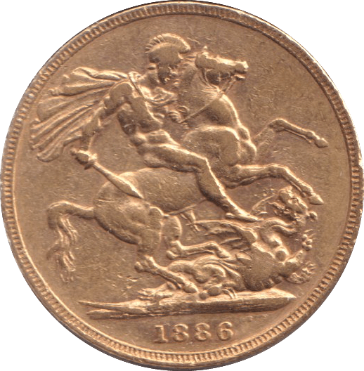 1886 M 2 GOLD SOVEREIGN ( EF ) - SOVEREIGN - Cambridgeshire Coins
