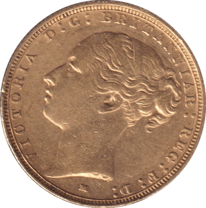 1886 M 3 GOLD SOVEREIGN ( EF ) - SOVEREIGN - Cambridgeshire Coins