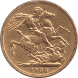 1886 M GOLD SOVEREIGN ( EF ) - SOVEREIGN - Cambridgeshire Coins