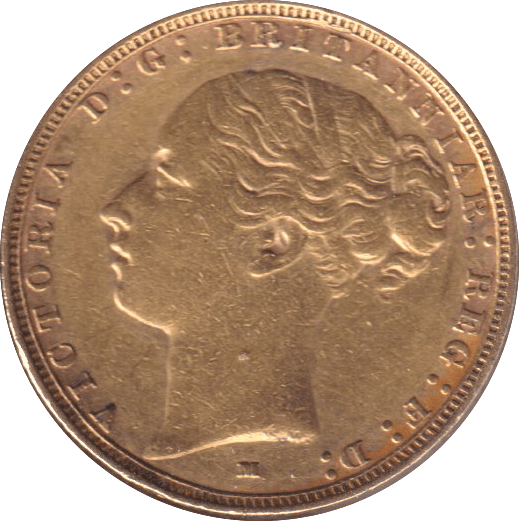 1886 M GOLD SOVEREIGN ( EF ) - SOVEREIGN - Cambridgeshire Coins