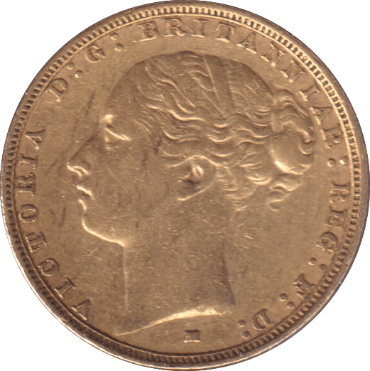 1886 M GOLD SOVEREIGN ( VF ) - SOVEREIGN - Cambridgeshire Coins