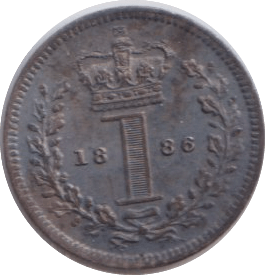 1886 MAUNDY ONE PENNY ( UNC ) - MAUNDY ONE PENNY - Cambridgeshire Coins