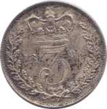 1886 MAUNDY THREEPENCE ( AUNC ) - MAUNDY THREEPENCE - Cambridgeshire Coins